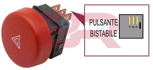 BOTTO RICAMBI Vypínač výstrażných smeroviek BREL9302 BOTTO RICAMBI BREL9302 Vypínač výstrażných smeroviek Daily III Box Body / Estate originálne cena