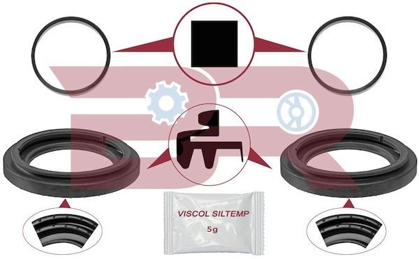BOTTO RICAMBI Reparatieset, remklauw BRFR1847 BOTTO RICAMBI BRFR1847 Remklauw reparatieset Polestar 3 prijs