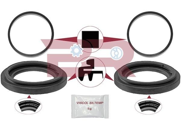 BOTTO RICAMBI Remondikomplekt, Pidurisadul BRFR2076 Pidurisadula remondikomplekt BOTTO RICAMBI Mercedes-Benz T2 BRFR2076