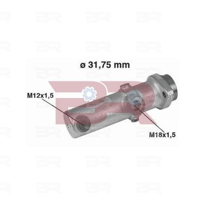 BOTTO RICAMBI Κεντρική αντλία φρένων BRFR4129 BRFR4129 Αντλια φρενων BOTTO RICAMBI SKODA FABIA