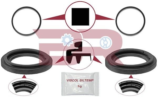 BOTTO RICAMBI Reparatieset, remklauw BRFR5792 Mercedes-Benz T2 Revisieset remklauw BOTTO RICAMBI BRFR5792