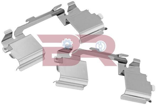 BOTTO RICAMBI Kit d'accessoires, plaquette de frein à disque BRFR5882 BRFR5882 Kit d'accessoires, plaquette de frein à disque FORD FIESTA BOTTO RICAMBI