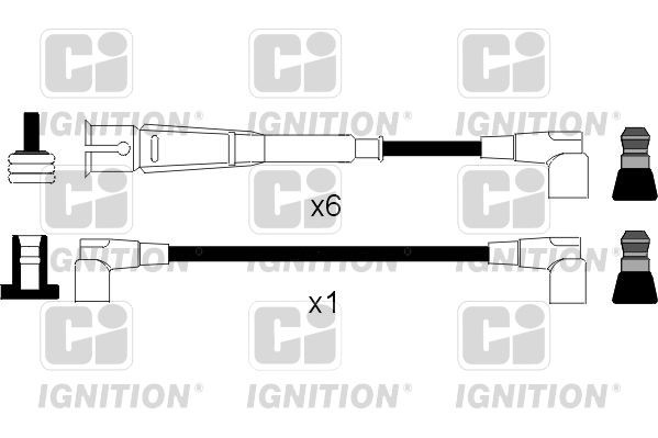 QUINTON HAZELL Tændkabelsæt XC1019 QUINTON HAZELL XC1019 Mercedes X117 Tændkabel originale pris