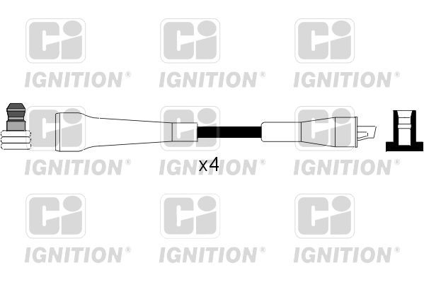 Σετ καλωδίων υψηλής τάσης QUINTON HAZELL XC1020 QUINTON HAZELL XC1020 Καλώδια μπουζί RENAULT ESPACE 2006