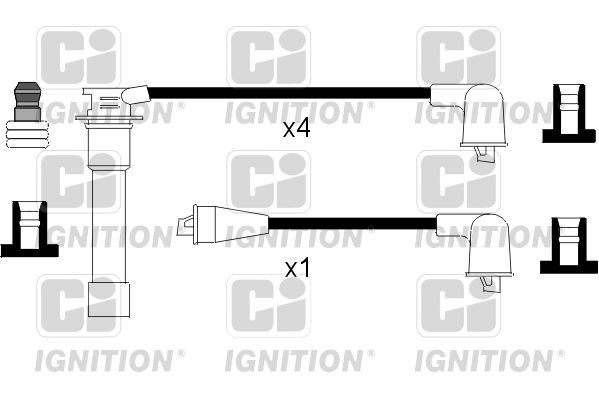QUINTON HAZELL Σετ καλωδίων υψηλής τάσης XC1027 XC1027 QUINTON HAZELL Καλωδια μπουζι σετ Mazda φθηνά