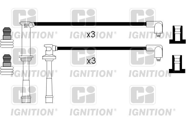 QUINTON HAZELL Σετ καλωδίων υψηλής τάσης XC1115 XC1115 QUINTON HAZELL Σετ μπουζοκαλώδια Mazda φθηνά