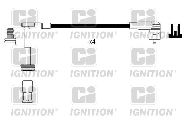 QUINTON HAZELL Sytytysjohtosarja XC1121 Alfa Romeo 147 937 sytytysjohto QUINTON HAZELL XC1121