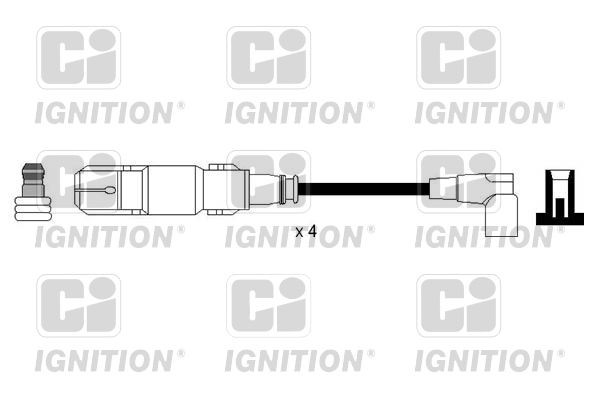 QUINTON HAZELL Σετ καλωδίων υψηλής τάσης XC1124 QUINTON HAZELL XC1124 Καλωδια μπουζι σετ 3 Touring (E46) γνήσια τιμες