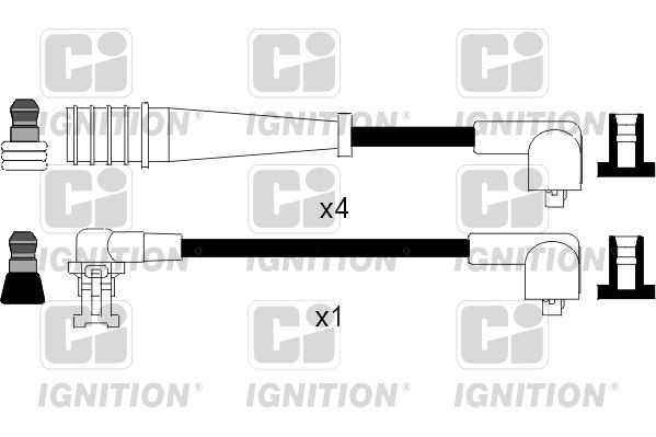 Kit cavi candele QUINTON HAZELL XC145 QUINTON HAZELL XC145 Fili candele Renault TRAFIC 2009