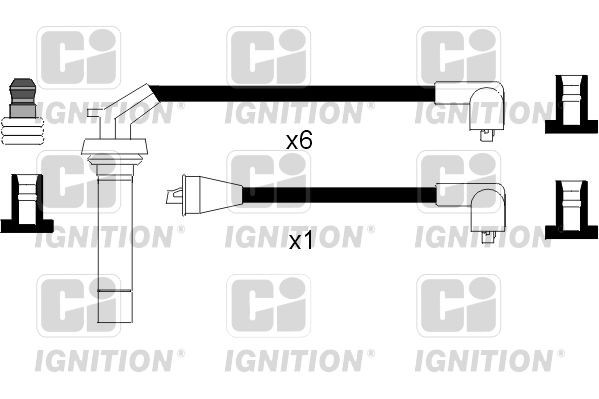 QUINTON HAZELL Tändkabelsats XC169 Tändkabel Rover XS XC169 QUINTON HAZELL