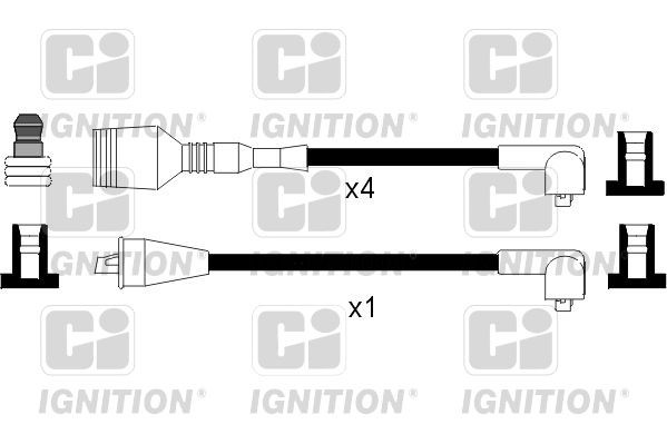 QUINTON HAZELL Bougiekabels XC175 QUINTON HAZELL XC175 Bougiekabel Alfa Romeo 33 905 goedkoop