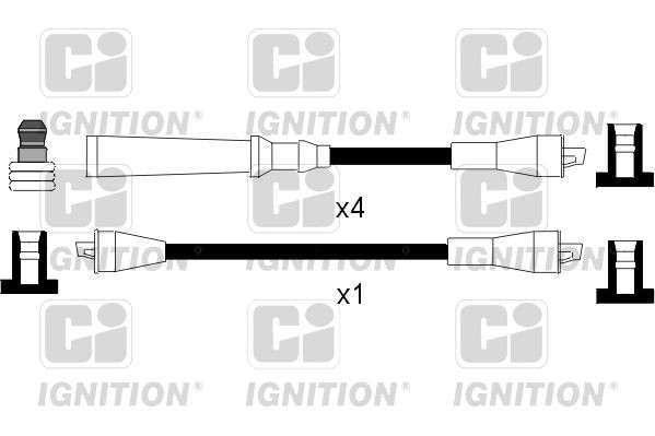QUINTON HAZELL Kit de câbles d'allumage XC265 Fils d'allumage QUINTON HAZELL GRAND VITARA XC265 pas cher