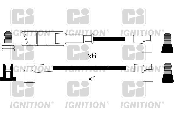 QUINTON HAZELL Tændkabelsæt XC462 QUINTON HAZELL XC462 Tændkabelsæt