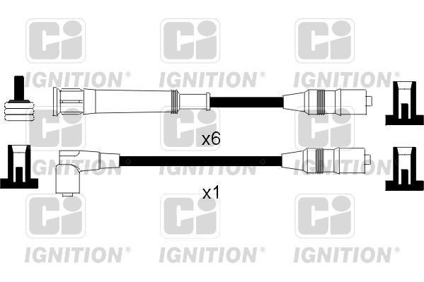 Tennplugg kabelsett QUINTON HAZELL XC496 QUINTON HAZELL XC496: Pluggledninger BMW 7-serie 2014