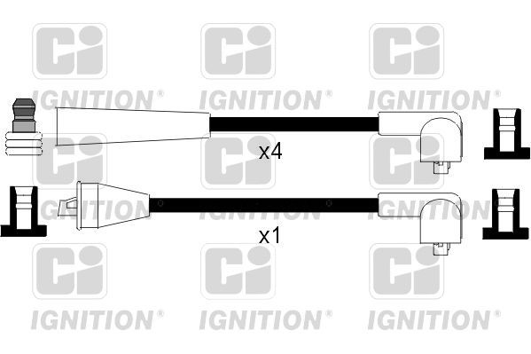 QUINTON HAZELL Kit cavi candele XC502 QUINTON HAZELL XC502 Fili candele Land Rover Discovery 3 originali prezzo