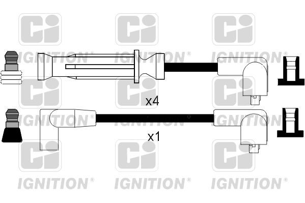 QUINTON HAZELL Σετ καλωδίων υψηλής τάσης XC616 QUINTON HAZELL XC616 Καλώδια μπουζί Rover 200 Coupe φθηνά