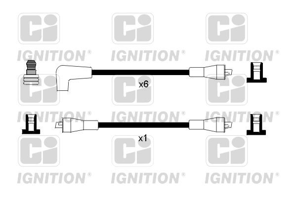 QUINTON HAZELL Ignition Cable Kit XC648 QUINTON HAZELL XC648 Jaguar XK 8 Coupe ignition lead set replacement