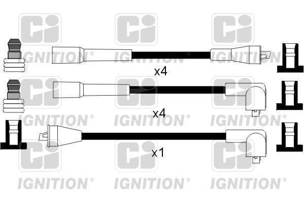 QUINTON HAZELL Ignition Cable Kit XC771 QUINTON HAZELL XC771 HONDA ACCORD ignition lead set replacement