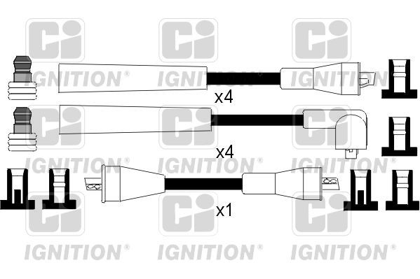 QUINTON HAZELL Ignition Cable Kit XC782 QUINTON HAZELL XC782 genuine Honda ACCORD ignition cable price