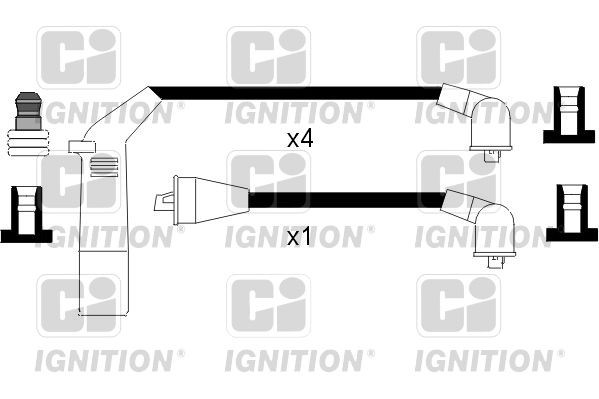 Ignition Cable Kit QUINTON HAZELL XC807 QUINTON HAZELL XC807 HONDA JAZZ 2013 ignition leads price