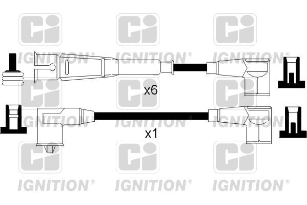 QUINTON HAZELL Kit cavi candele XC830 XC830 costo Cavi candele MERCEDES-BENZ Classe C QUINTON HAZELL