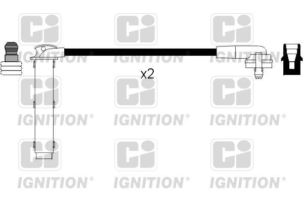 Jogo de cabos de ignição QUINTON HAZELL XC936 QUINTON HAZELL XC936 Cabo de vela Ford GALAXY 2019