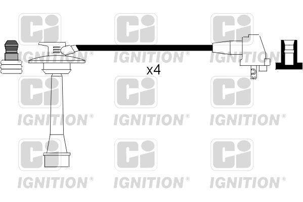 Jogo de cabos de ignição QUINTON HAZELL XC952 QUINTON HAZELL XC952 Cabo de vela Toyota RAV 4 2002