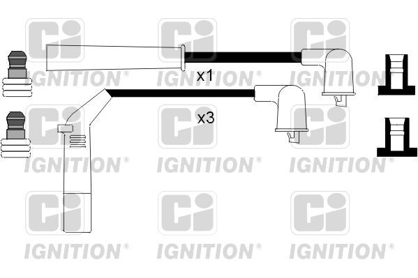 Süütesüsteemikomplekt QUINTON HAZELL XC957 QUINTON HAZELL XC957: Küünlajuhtmed Toyota HIACE 2022