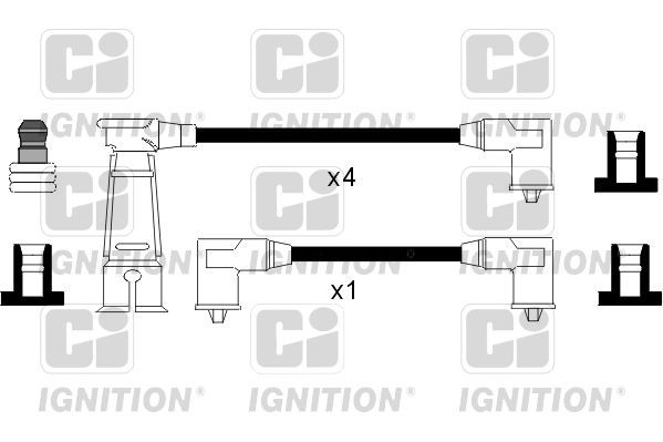 QUINTON HAZELL Tennplugg kabelsett XC970 QUINTON HAZELL XC970 Tennkabler 6 (119) pris