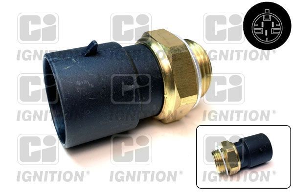 QUINTON HAZELL Temperature Switch, radiator fan XEFS239 QUINTON HAZELL XEFS239 Opel Astra F 70 radiator fan switch replacement