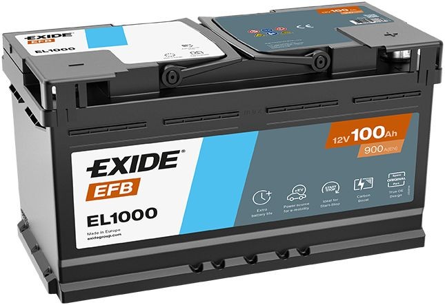 EXIDE Battery EL1000 EXIDE EL1000 Renault Master III Minibus car battery replacement
