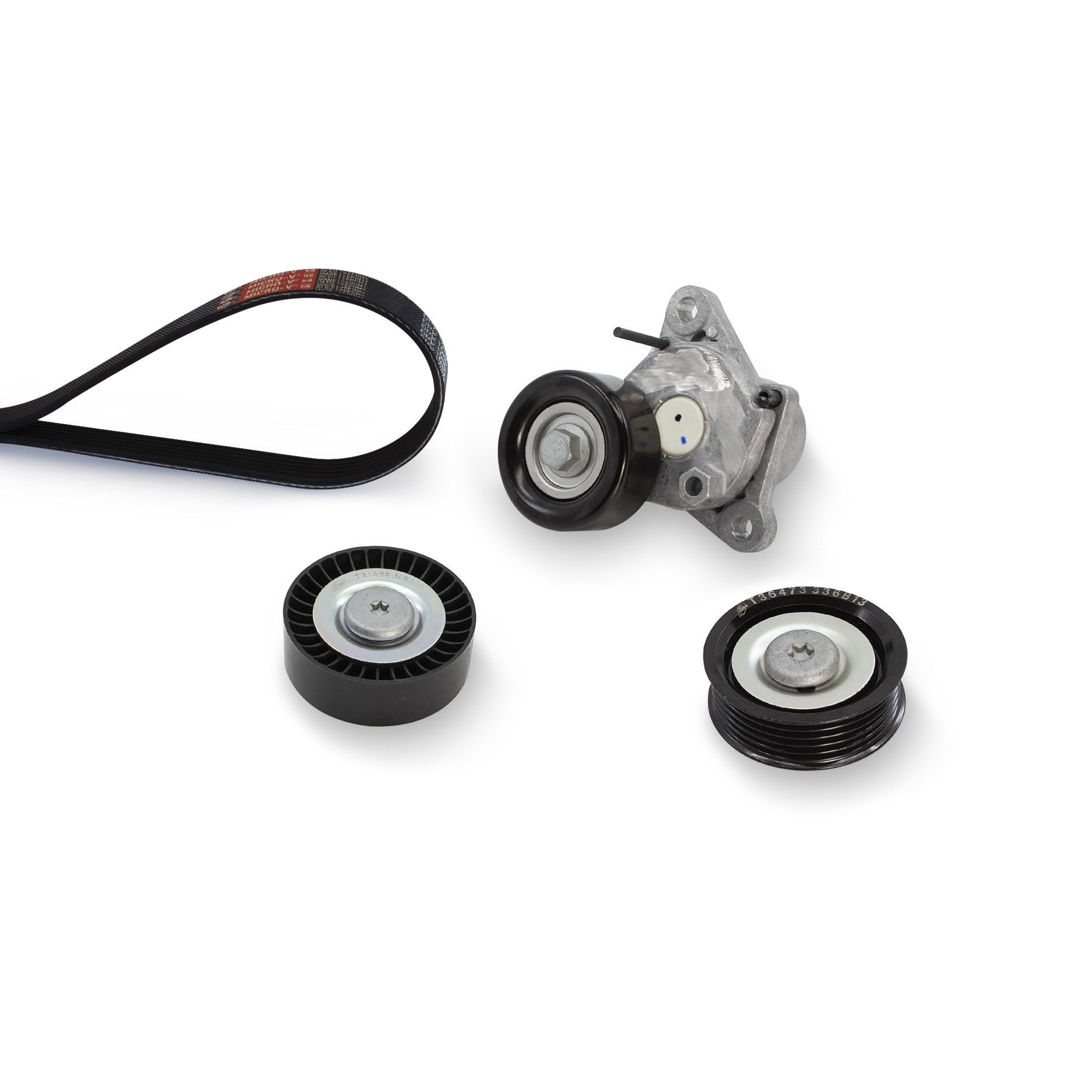 GATES Poly V-riem set K025PK1810 K025PK1810 Micro-V Kit Multiriem set HYUNDAI H-1 Kasten GATES