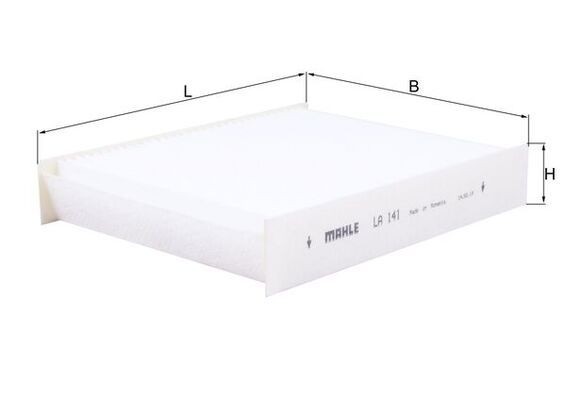 KNECHT Filter vnútorného priestoru LA 141 Peľový filter KNECHT Alfa Romeo 155 LA 141