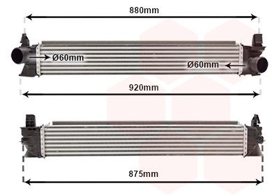 VAN WEZEL Ιντερκούλερ 17014713 Intercooler VAN WEZEL C5 17014713 φθηνά