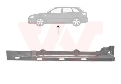 VAN WEZEL Foor board, door sill 5894107 VAN WEZEL 5894107 Foor board, door sill