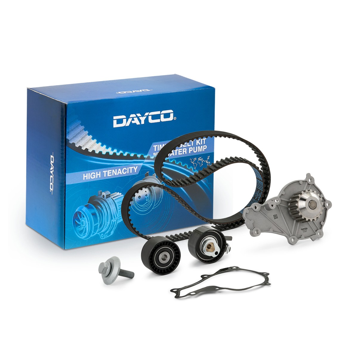 DAYCO Bomba de agua + kit de correa de distribución KTBWP9140K Correas PEUGEOT 308 II Furgoneta / Hatchback (T9): Bomba de agua + kit de correa de distribución DAYCO KTBWP9140K