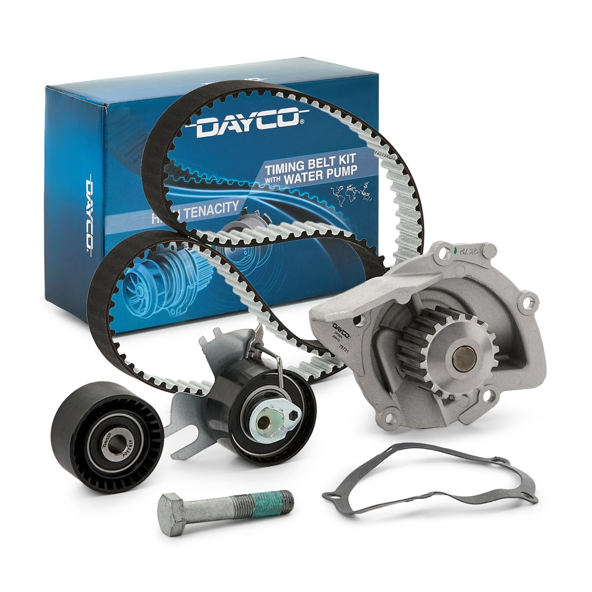 DAYCO Kamremssats med vattenpump KTBWP9670K KTBWP9670K DAYCO kuggrem + vattenpump Peugeot 806