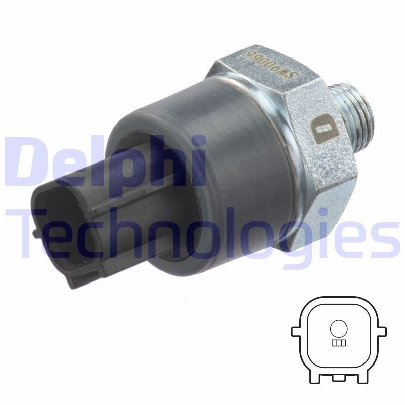 DELPHI Oljetrykkbryter SW90066 DELPHI SW90066 Oljetrykk sensor Nissan Tiida C11 originale pris