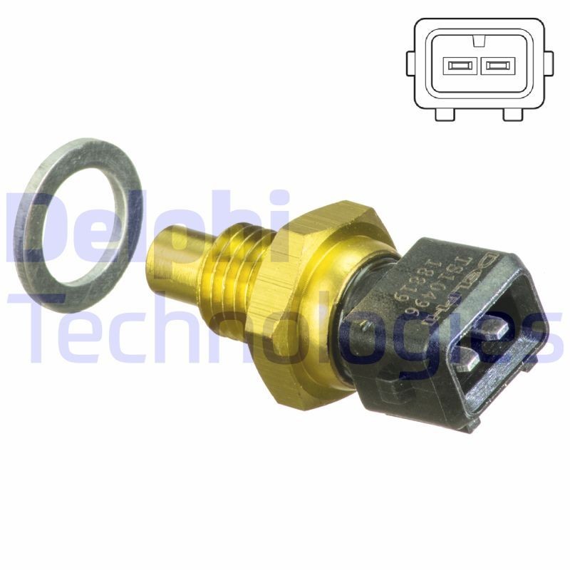 DELPHI Kylvätsketemperatursensor TS10496 PORSCHE motortemperatursensor DELPHI TS10496