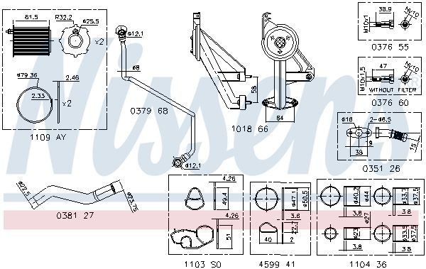 NISSENS Montagesæt, lader 9300910 9300910 Montagesæt lader NISSAN 100 NX NISSENS