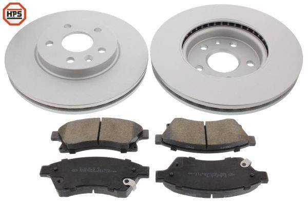 MAPCO Σετ φρένων, δισκόφρενα 47844HPS MAPCO 47844HPS Σετ δισκόπλακες τακάκια Fiat 500 γνήσια