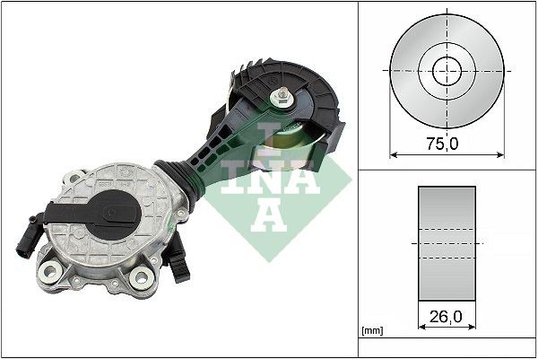 INA Βραχίονας σύσφιγξης, ιμάντας poly-V 534 0425 10 INA 534 0425 10 Βραχίονας σύσφιγξης 508 II φθηνά