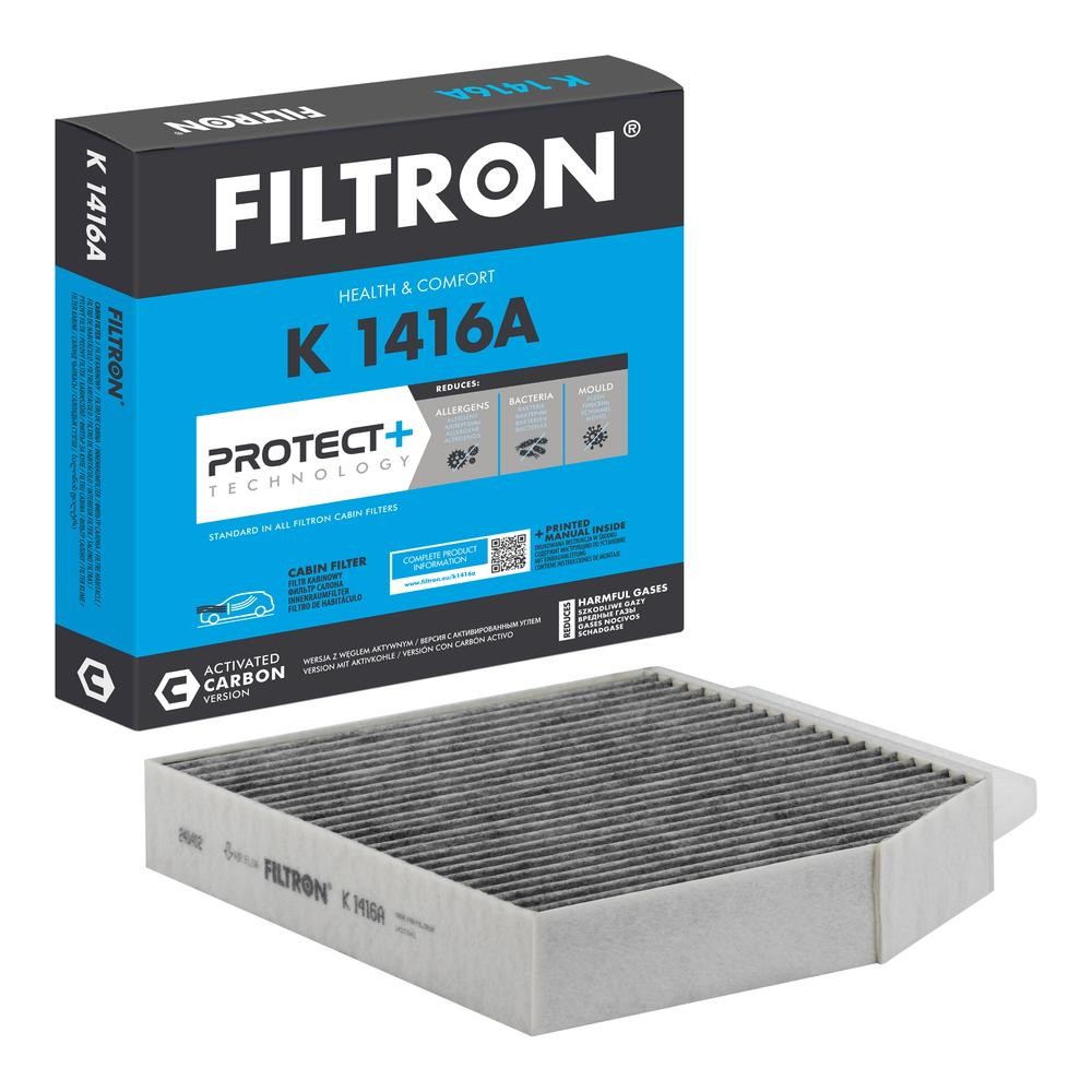 FILTRON Filtro, ar do habitáculo K 1416A K 1416A FILTRON Filtro de pólen Mercedes-Benz baratos
