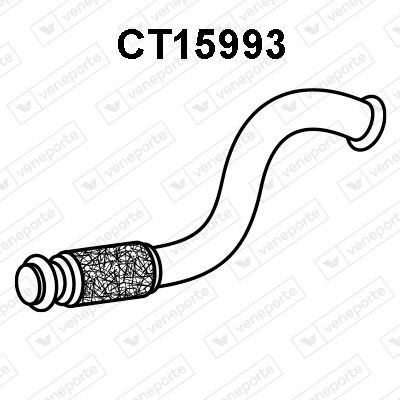VENEPORTE Voorpijp CT15993 Pijp voor de uitlaat VENEPORTE PEUGEOT CT15993
