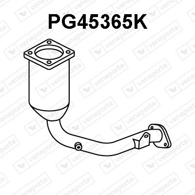 VENEPORTE Καταλύτης PG45365K Καταλύτες VENEPORTE Peugeot 206 PG45365K