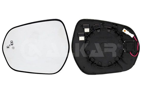 ALKAR Backspegelglas 6435743 Byta Backspegelglas FORD Fiesta Mk7 Skåpbil kostnad ALKAR 6435743