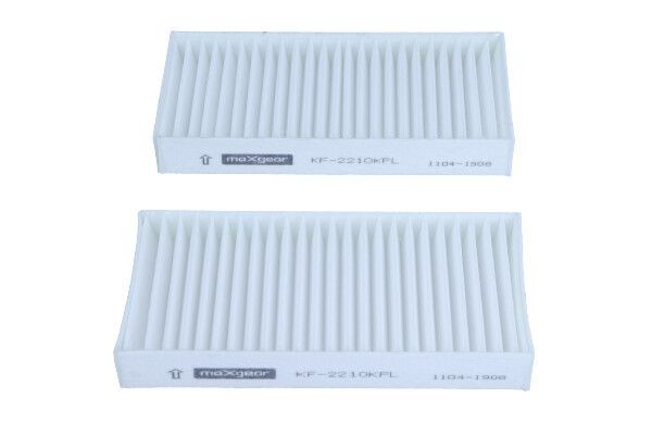 MAXGEAR Súprava filtrov, vzduch vnútorného priestoru 26-1505 Kabínový filter MAXGEAR JEEP 26-1505