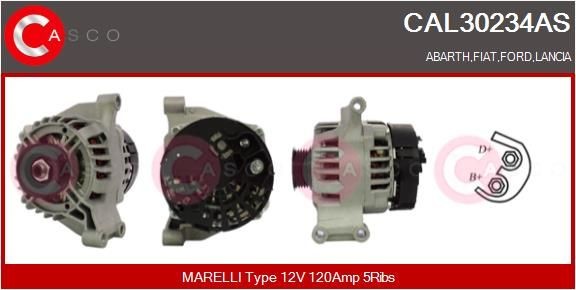 CASCO Generaator CAL30234AS Generaator CASCO CROMA CAL30234AS odav