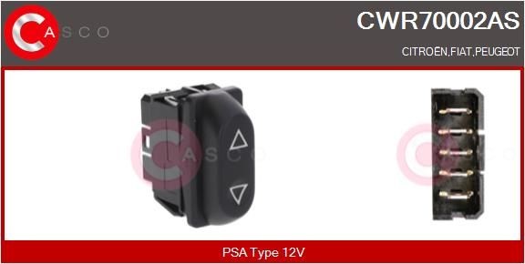 CASCO Interruptor, elevadores dos vidros CWR70002AS CASCO CWR70002AS originais Interruptor elevadores dos vidros Freemont (345) custo