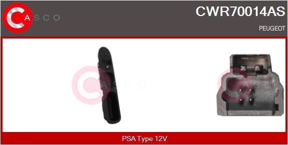 Lüliti, aknatõstuk CASCO CWR70014AS CASCO CWR70014AS: Akna lüliti Peugeot 307 2015